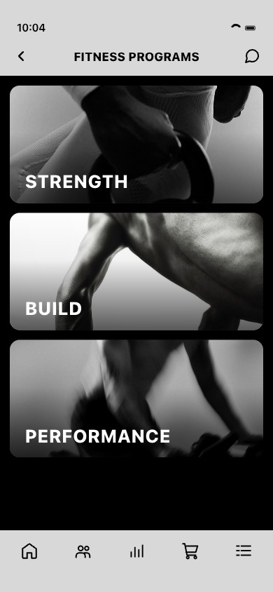 Load by IOST — Fitness Programs list